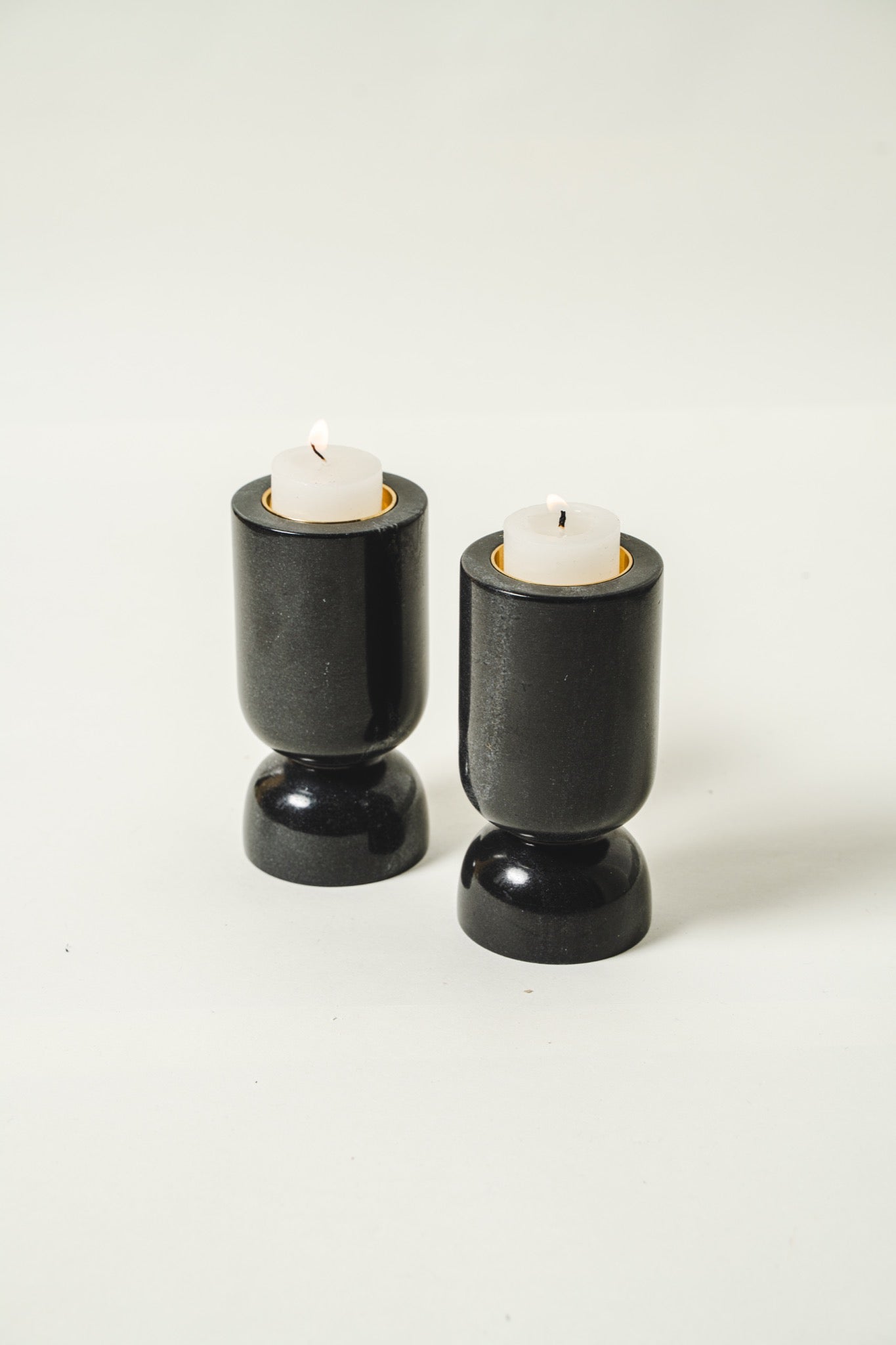 Black Chandelier - Marble Candle Holder