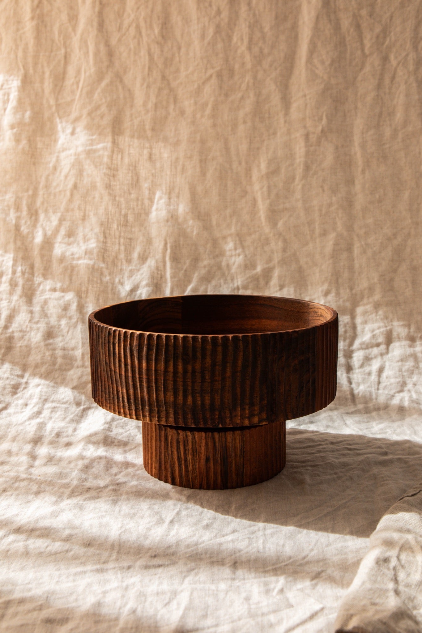 Acacia - Wood modular Serving Bowl