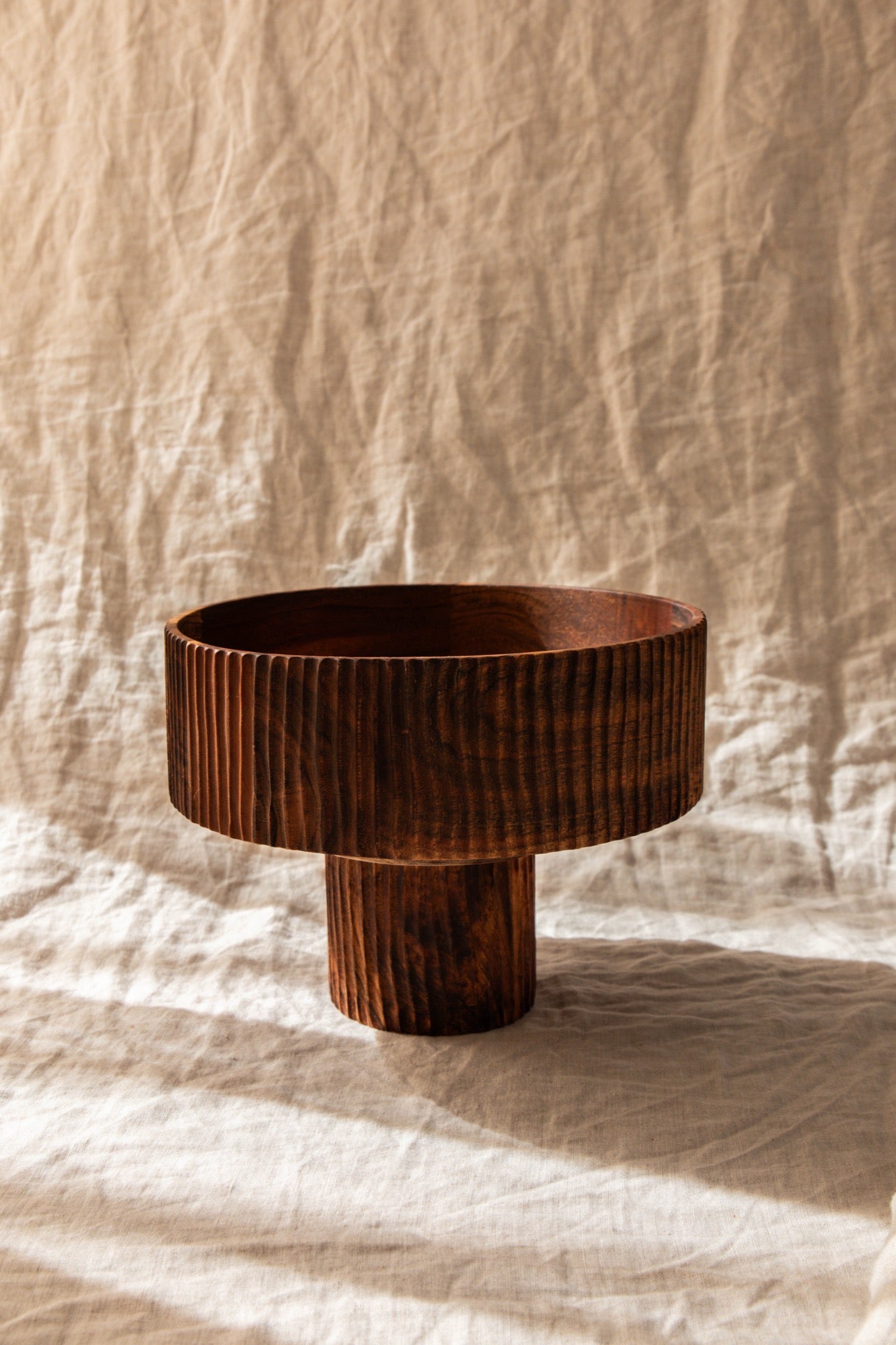 Acacia - Wood modular Serving Bowl