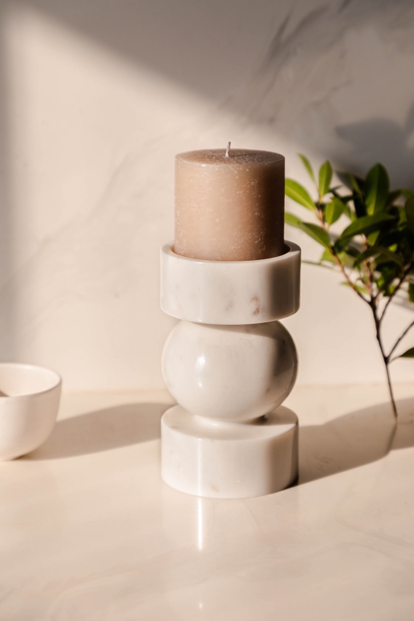 Lumi - Makrana Marble Candle Holder