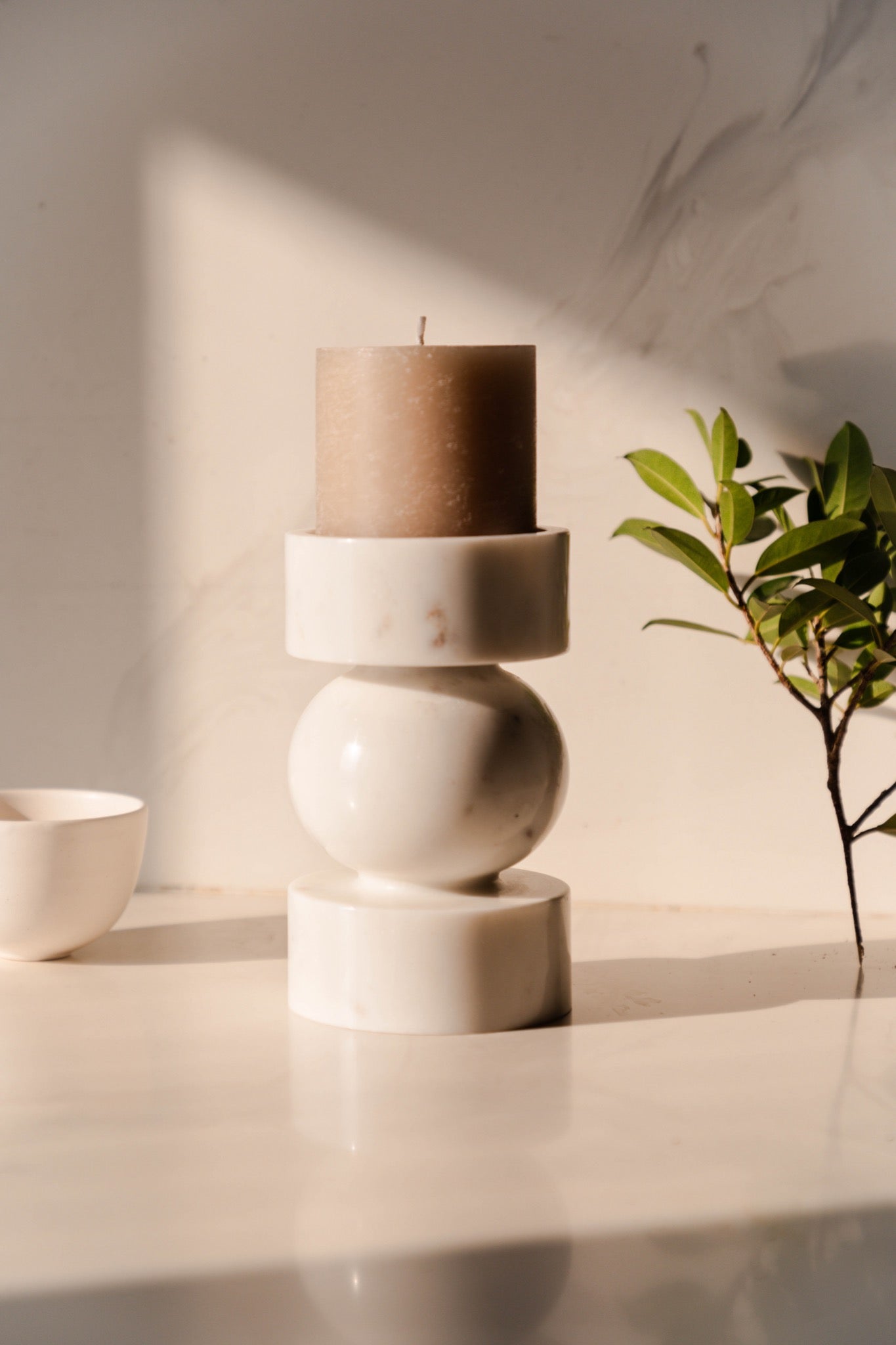 Lumi - Makrana Marble Candle Holder