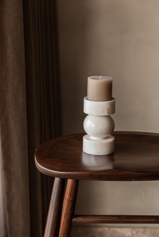 Lumi - Makrana Marble Candle Holder