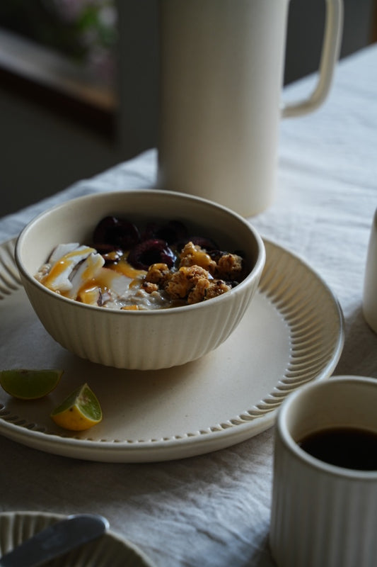 Alba - Breakfast bowl Set of 2 -  Stoneware ceramic