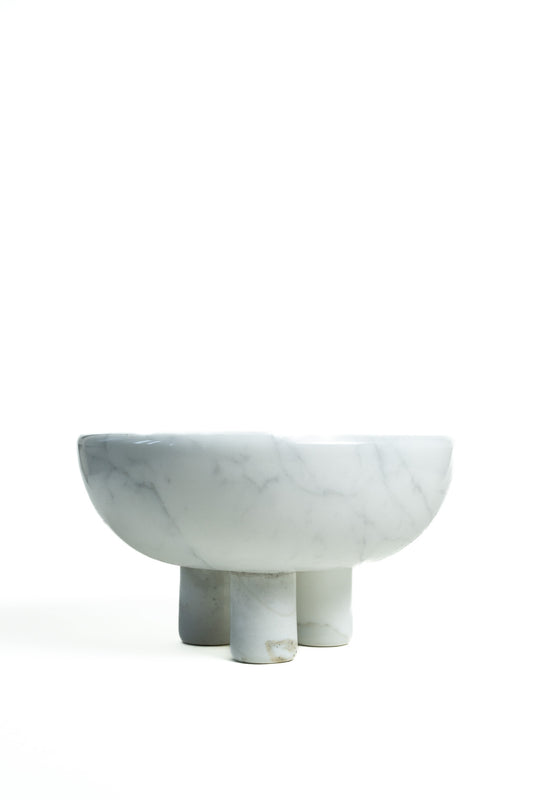 Dalhia - Small White Marble Bowl