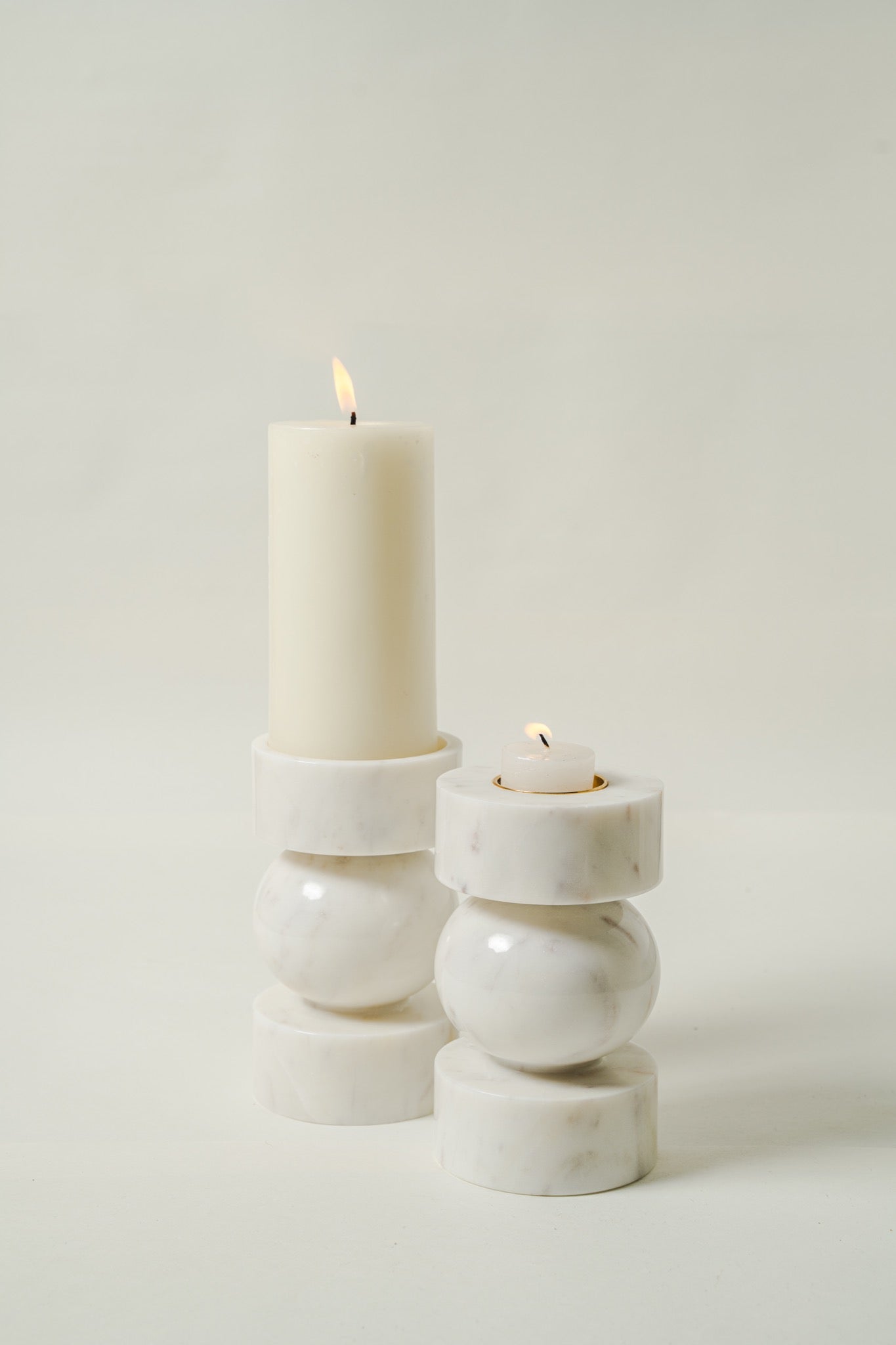 Marble Chandelier Candle Holder - Set