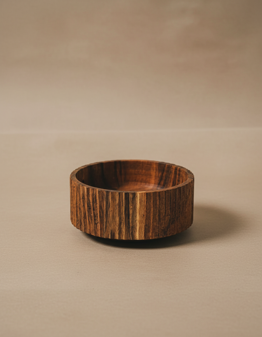 Acacia - wood modular Mushroom Bowl