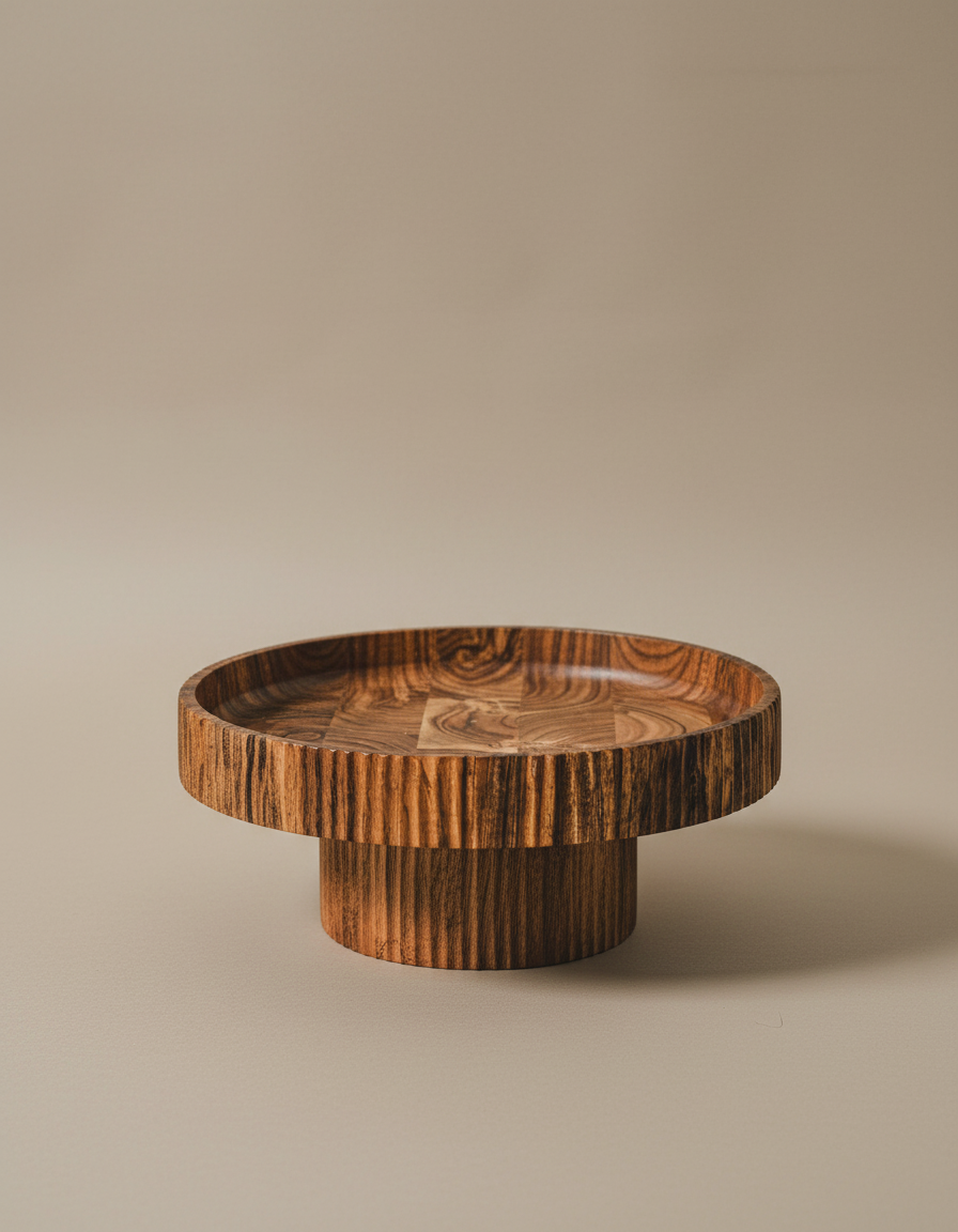 Acacia - Wood modular cake stand