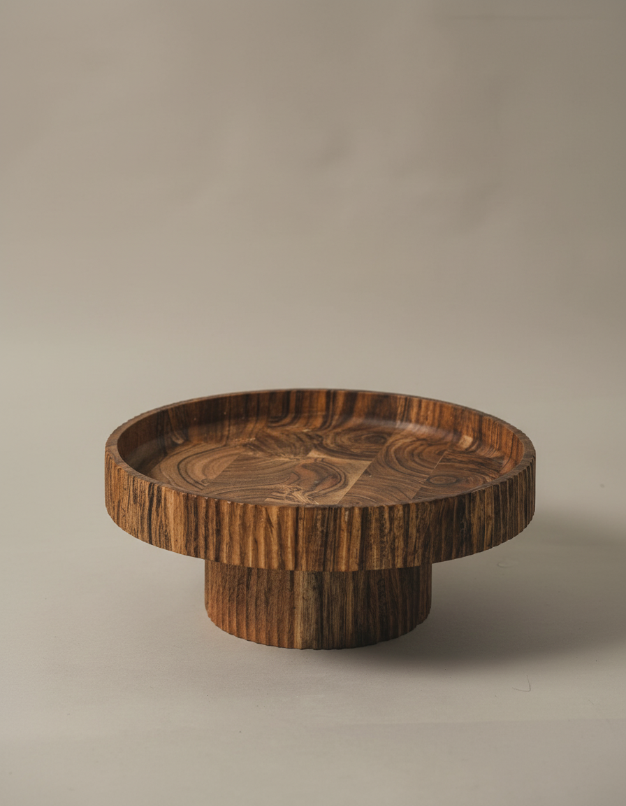 Acacia - Wood modular cake stand