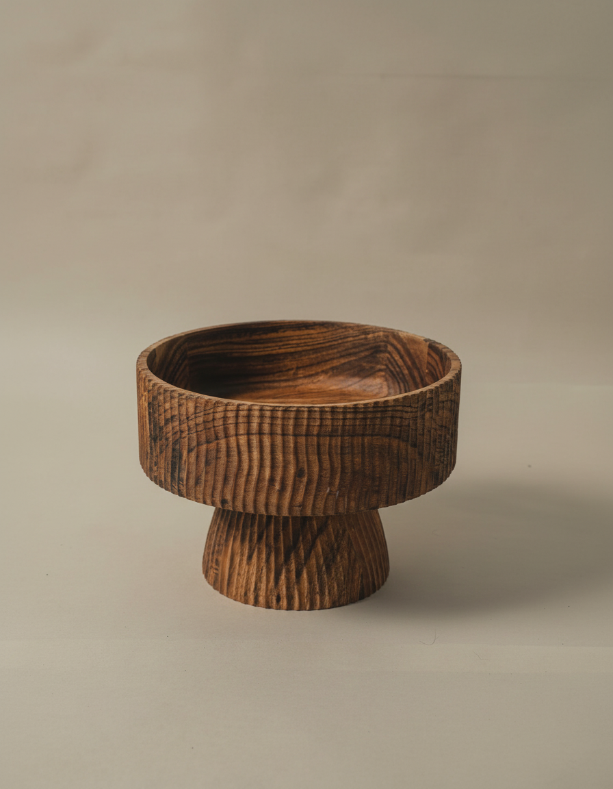 Acacia - Wood modular Serving Bowl