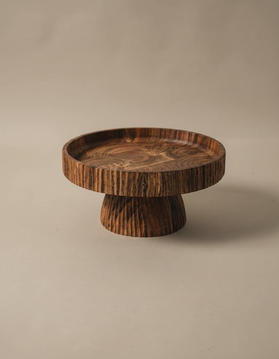 Acacia - Wood modular cake stand