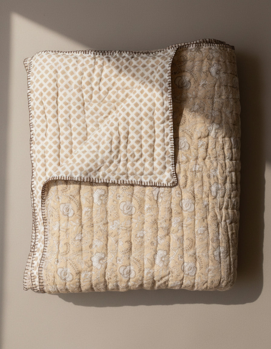 Thar - Floral Quilt (Reversible)