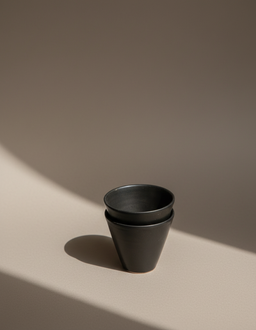 Mist - Triangular tea cups